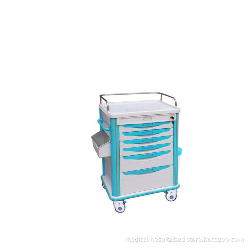 Abs Plastic Medical Trolleys , Hospital Drug Transfer Trolley